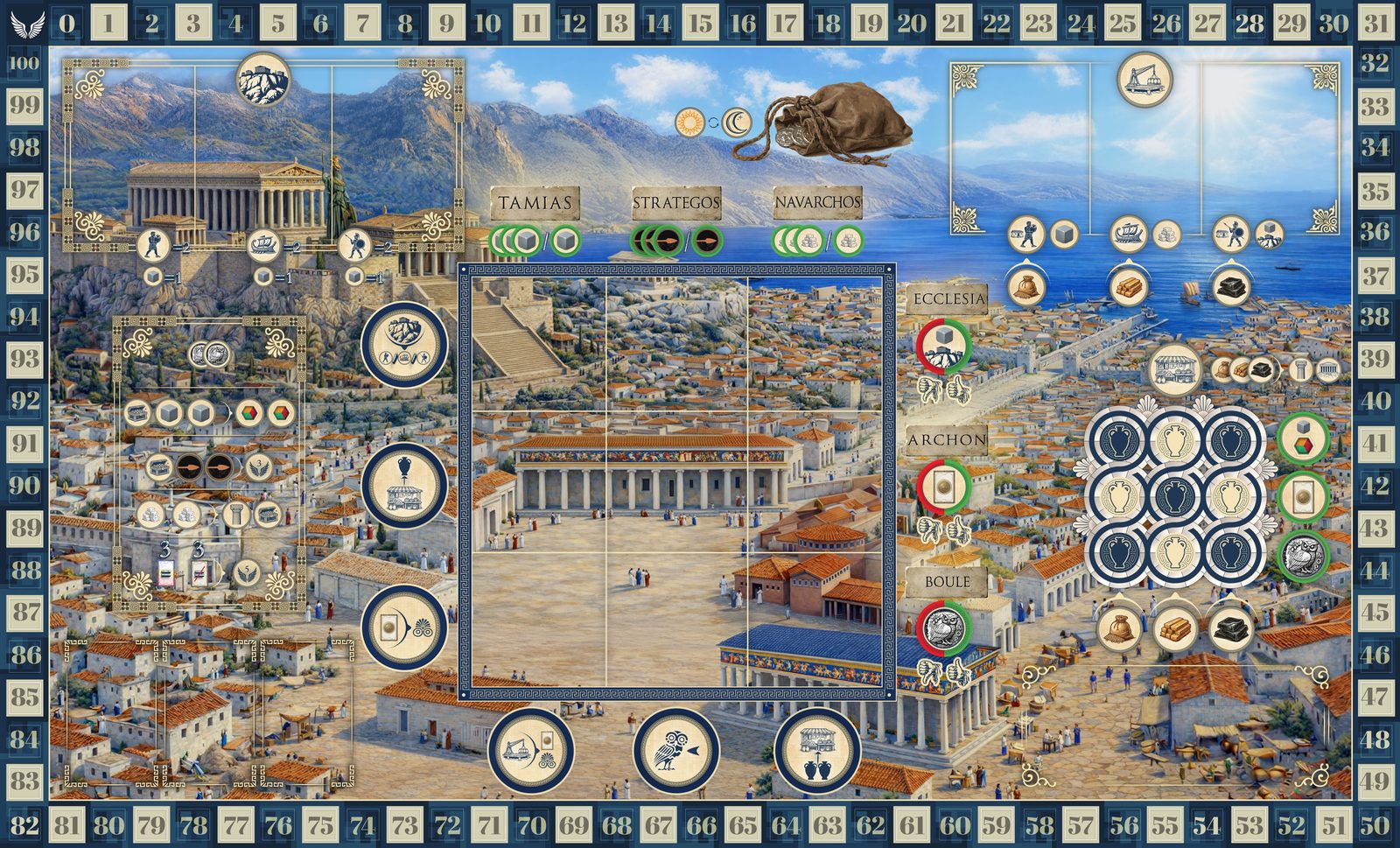 Age of Pericles &mdash; Athens board