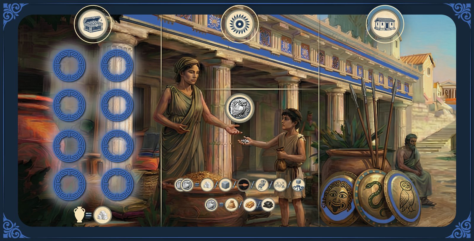 Age of Pericles &mdash; player board