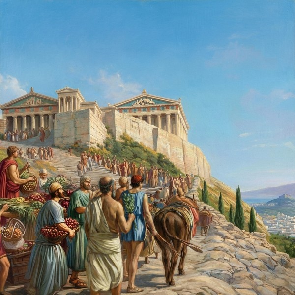 Panathenaea festival card