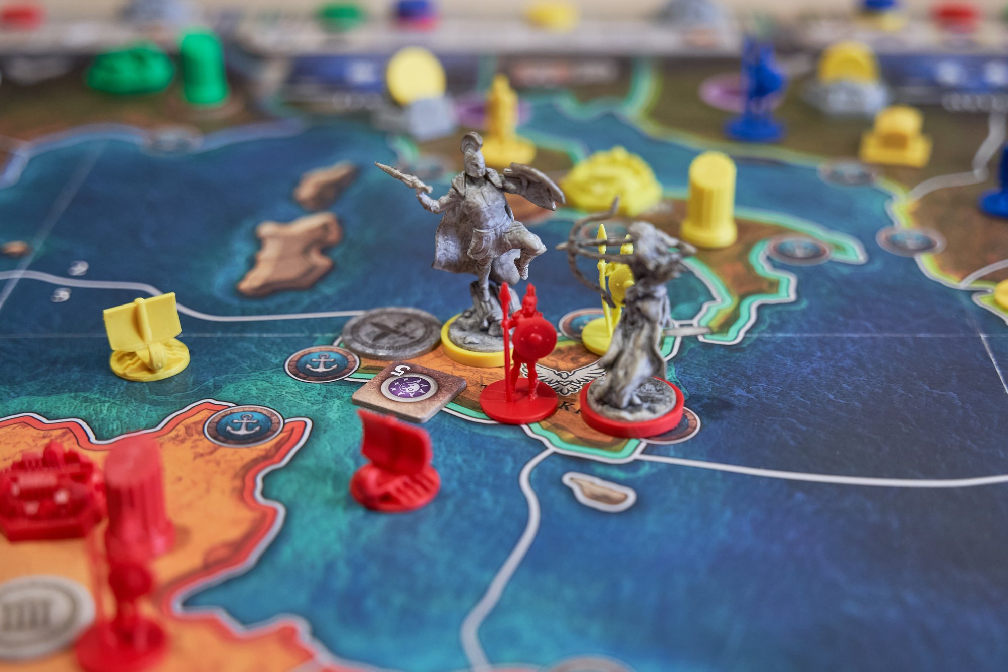 Pillars of Heracles — rondel and deckbuilding in action