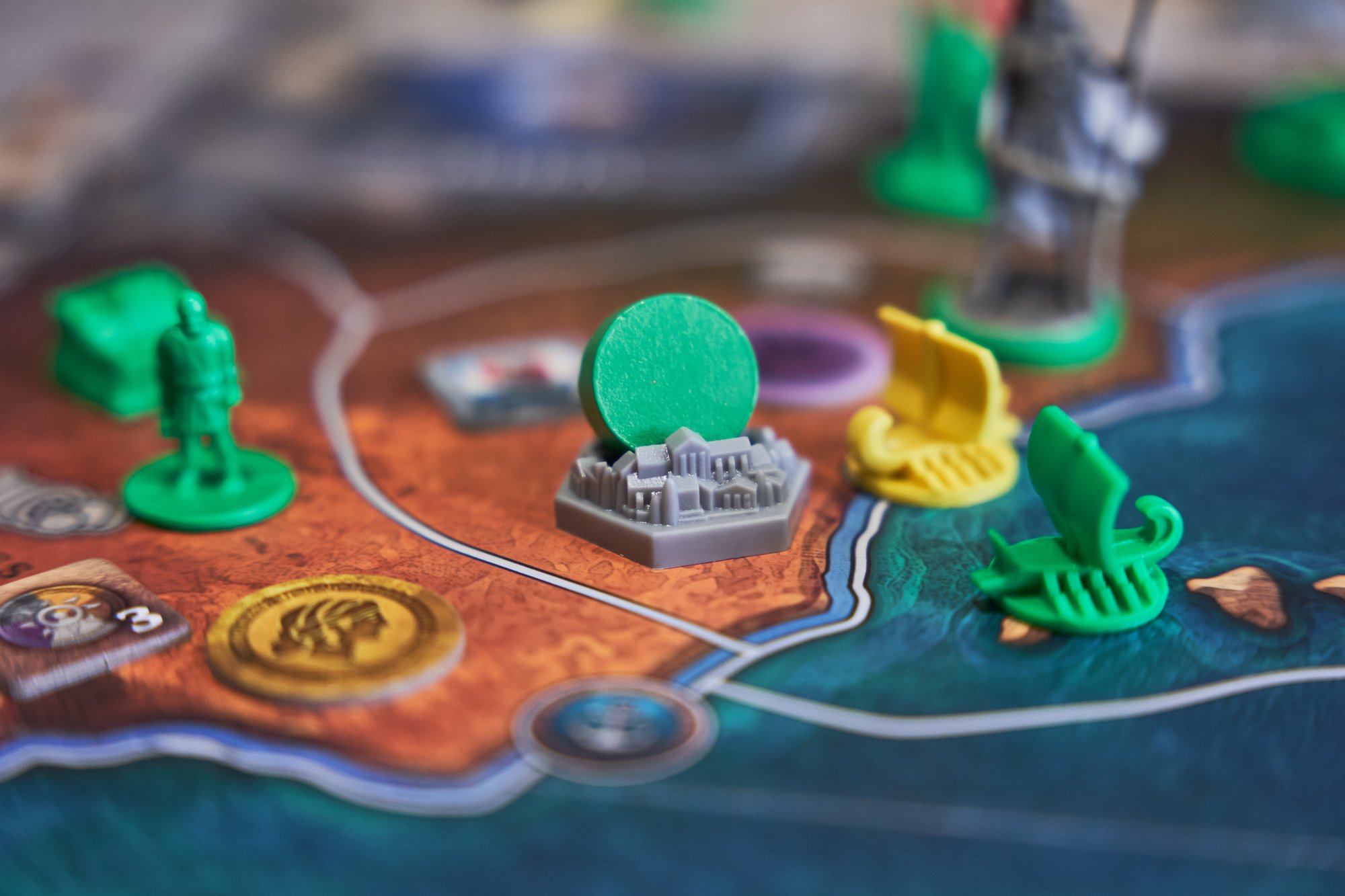 Pillars of Heracles — geographically accurate Mediterranean map